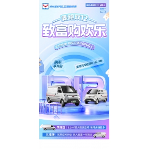 #五菱新能源 菱跑双12